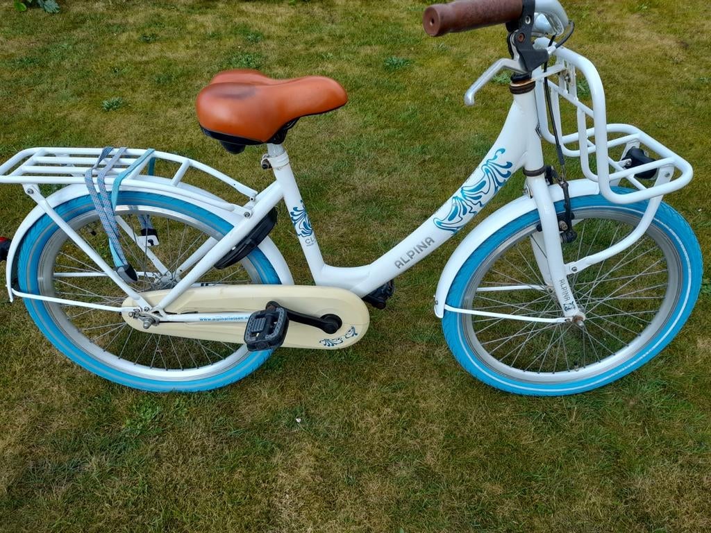 Meisjesfiets alpina clubb 22 inch, Fietsen en Brommers, Fietsen | Meisjes, Ophalen of Verzenden, Gebruikt, 20 inch, Handrem