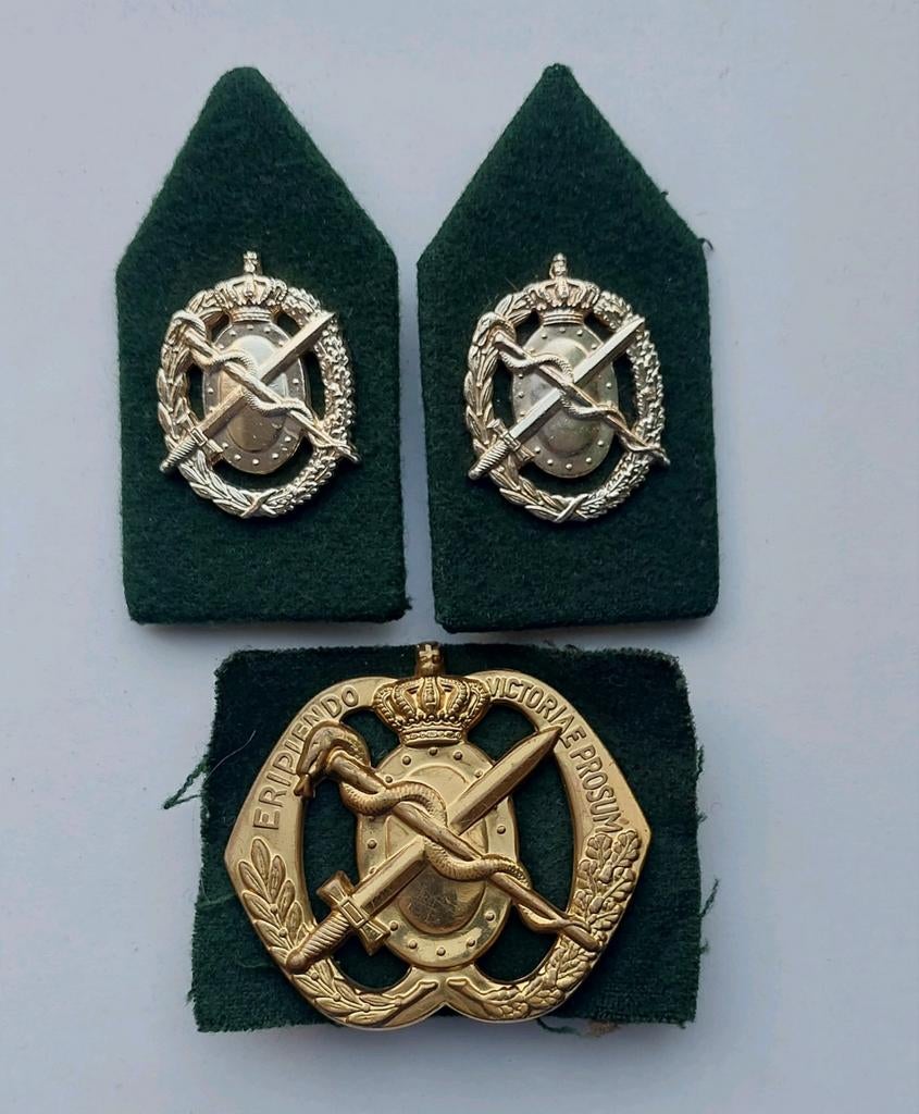 Set Geneeskundige Dienst, Ophalen of Verzenden, Landmacht, Nederland, Embleem of Badge