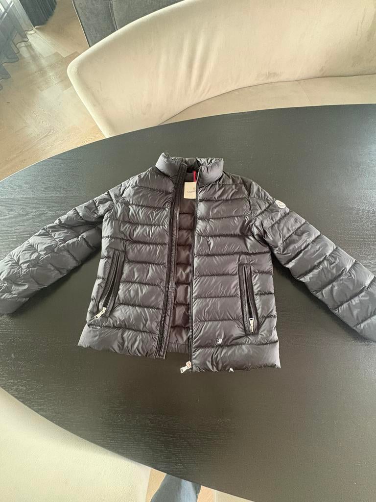 Originele Moncler jas, Verzenden, Gedragen, Maat 34 (XS) of kleiner, Zwart