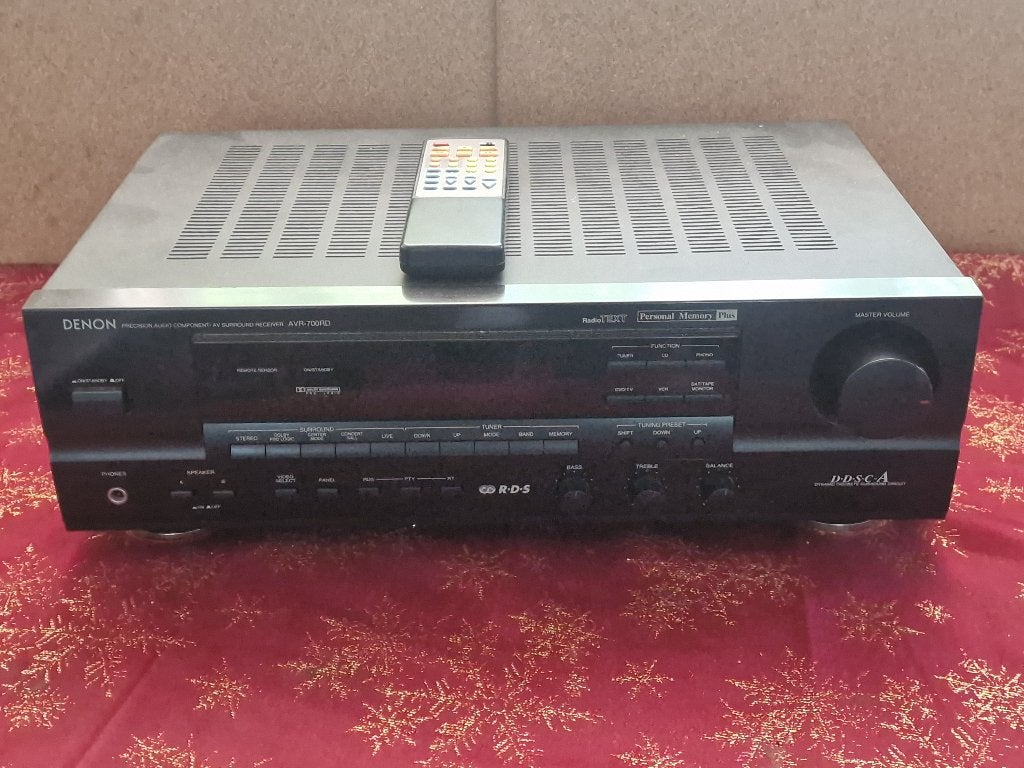 Denon receiver AVR 700RD met afstandsbediening, Ophalen, Gebruikt, Denon, 120 watt of meer