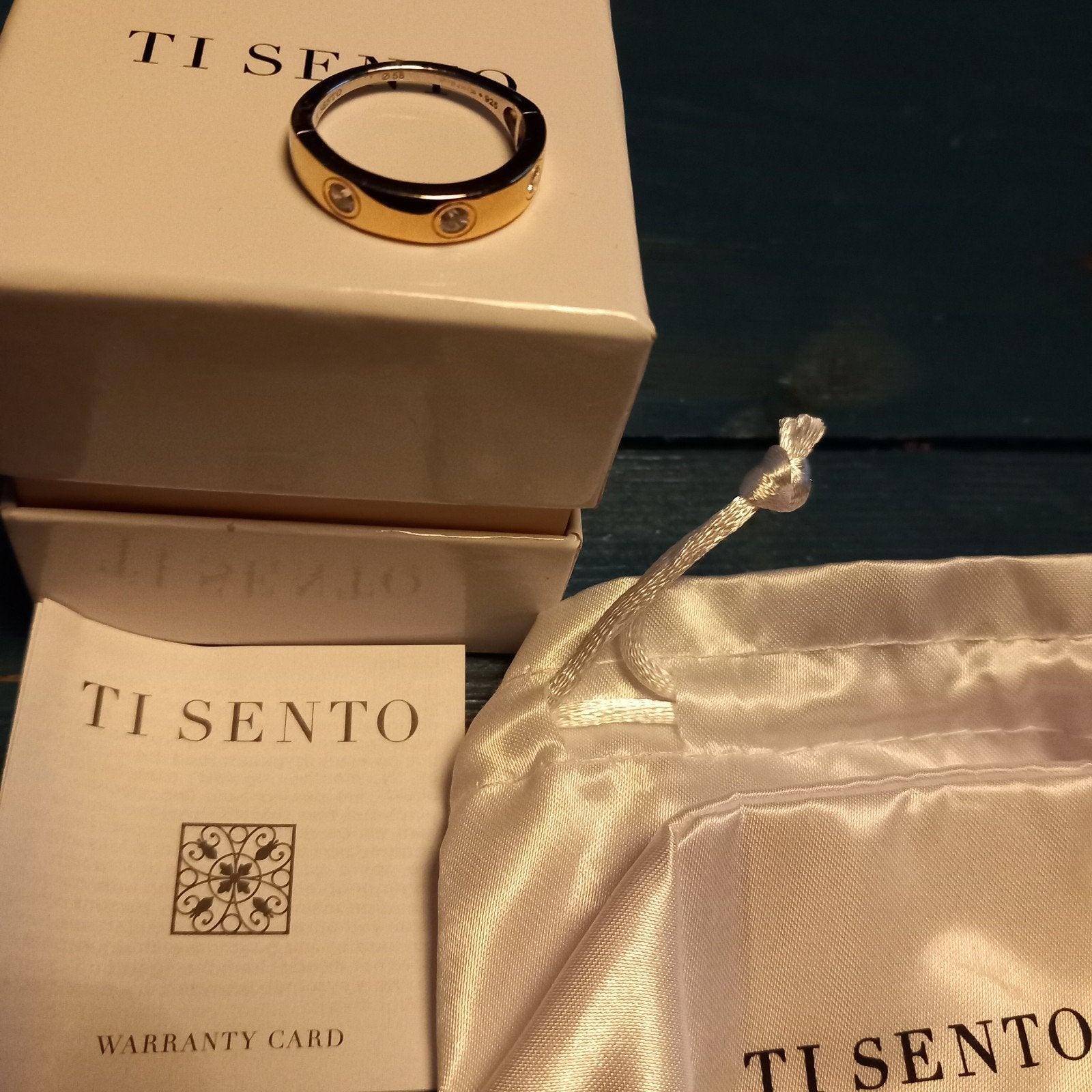 Ti Sento Nieuwe Ring, Met kristal, Nieuw, Ophalen of Verzenden, Dame
