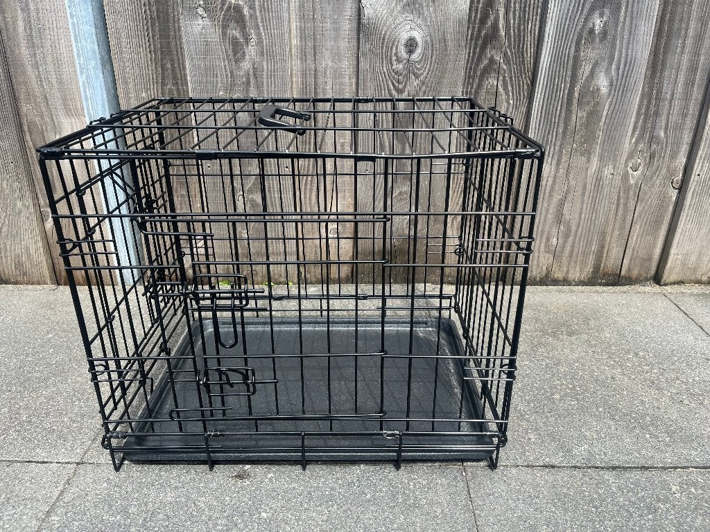 Adori Bench 2-Deurs Zwart - Hondenbench - 62x44x50 cm, Dieren en Toebehoren, Hondenbenches, Ophalen, Zo goed als nieuw