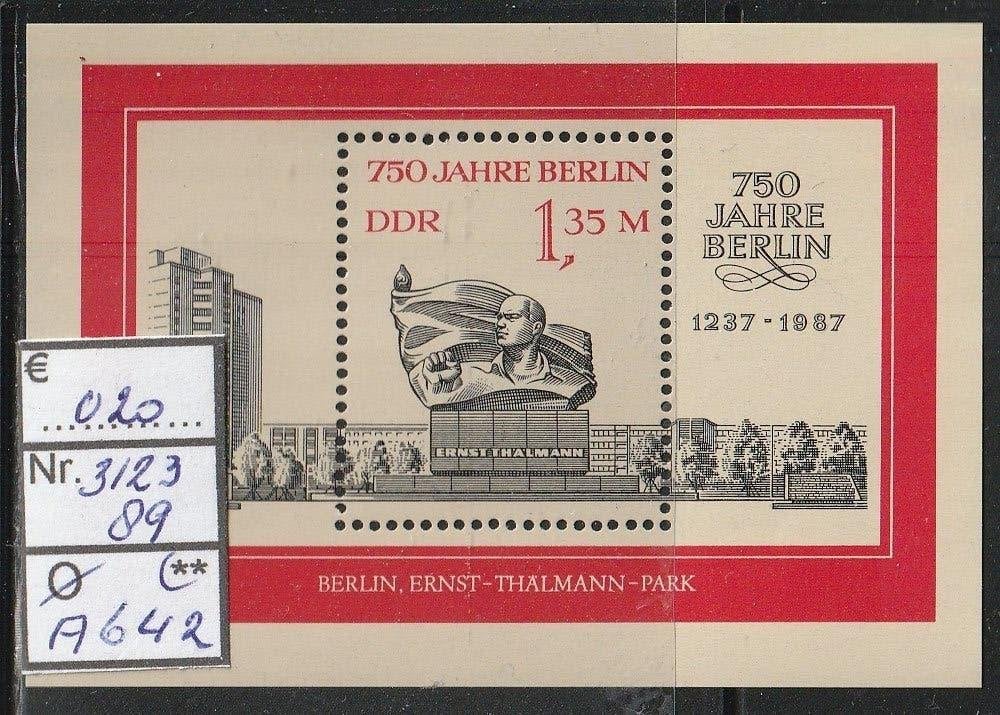 DDR Berlijn 750 Jaar Blok 89 Michel 3123 Nr.A642p, Verzenden, DDR, Postfris