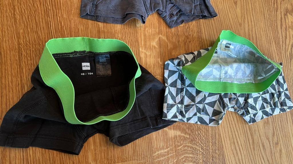 3 jongens ondergoed / boxershorts maat 98/104 Hema, Nacht- of Onderkleding, Ophalen of Verzenden, Zo goed als nieuw, Hema