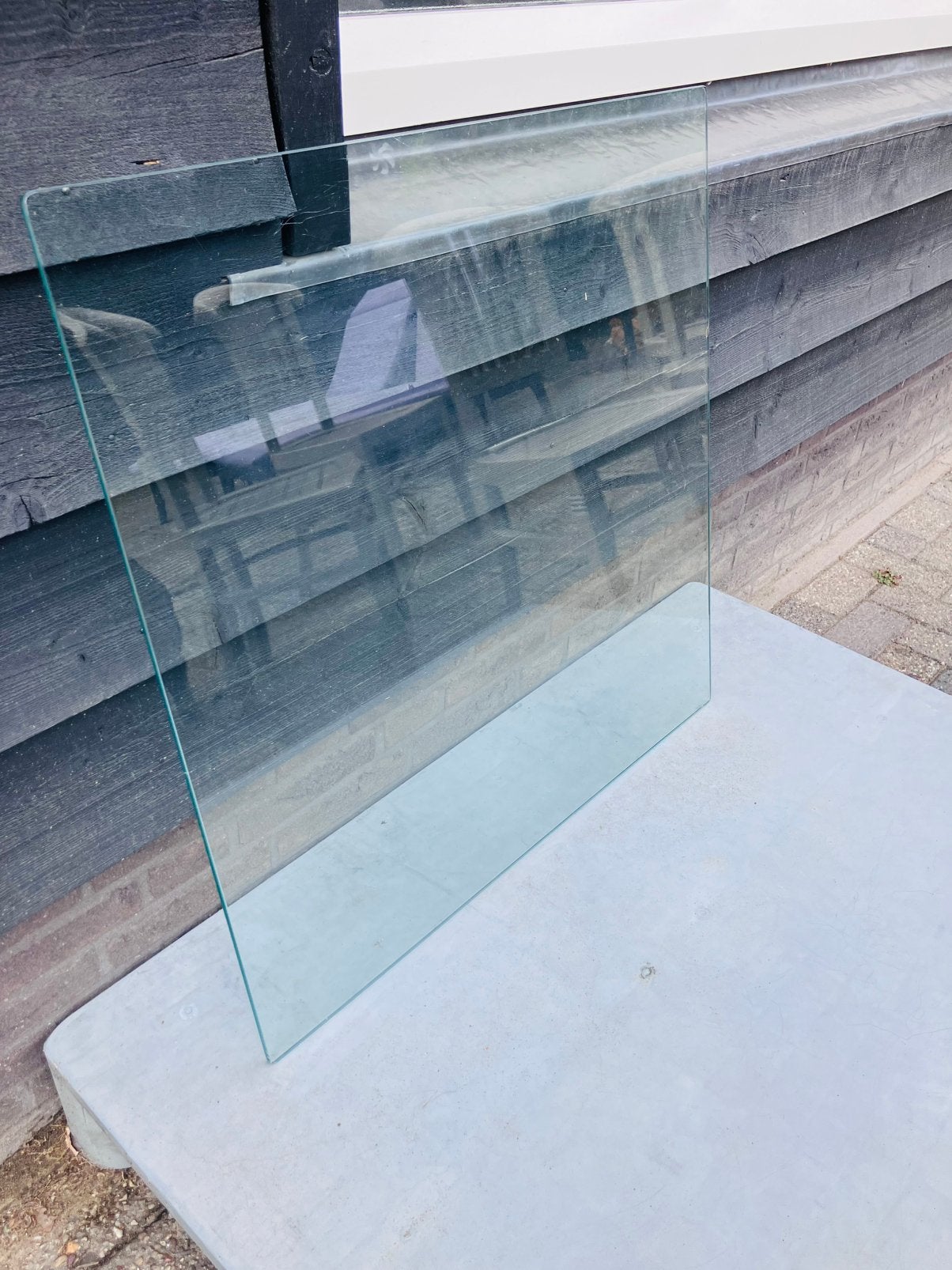 Glasplaat voor tafel, Ophalen, Zo goed als nieuw, Rechthoekig, 50 tot 100 cm