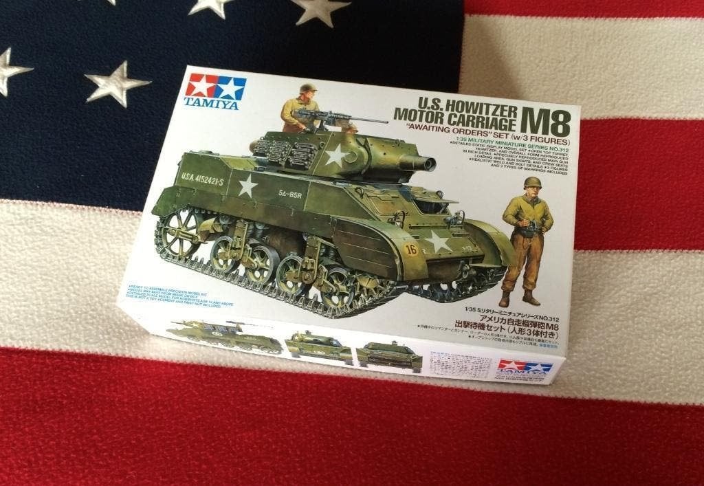Tamiya 35312 US Howitzer Motor Carriage M8 - FIGS 1/35, Verzenden, Nieuw, 1:35 tot 1:50