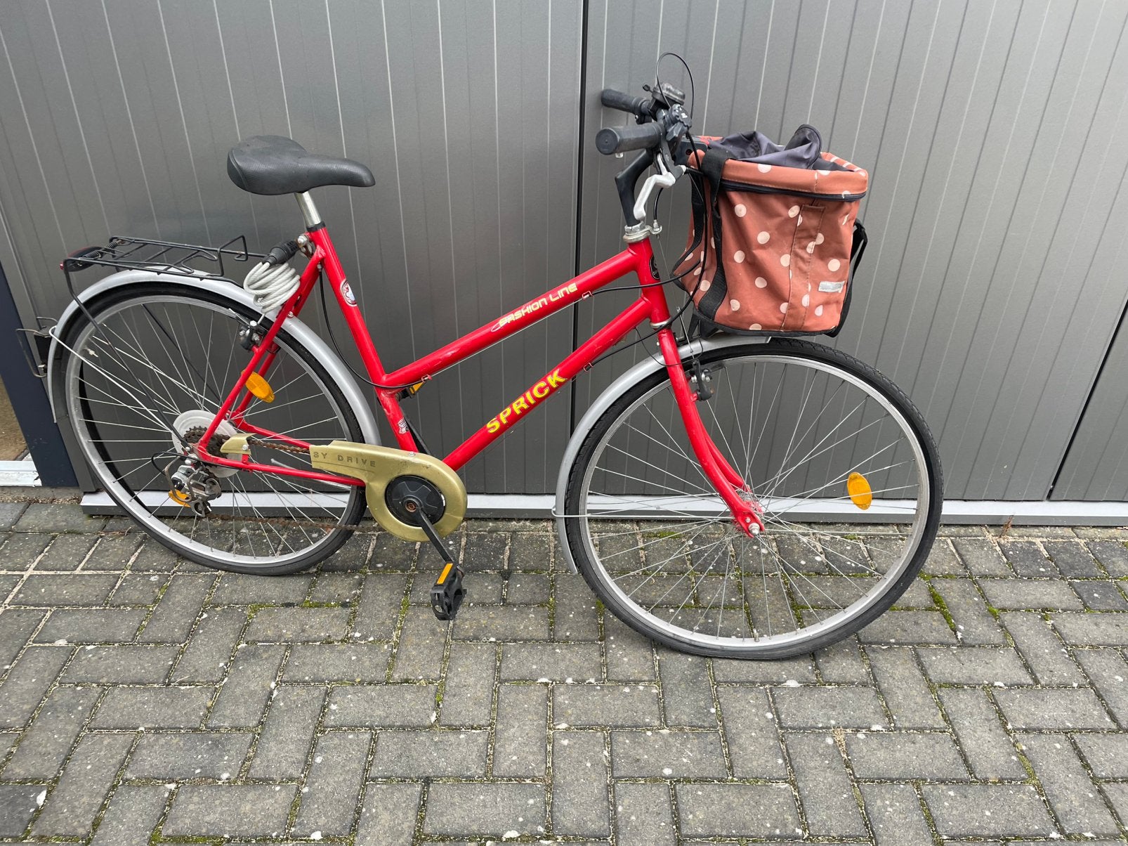 Nette Duitse boodschappen fiets, Overige merken, 53 tot 56 cm, Gebruikt, Velgrem