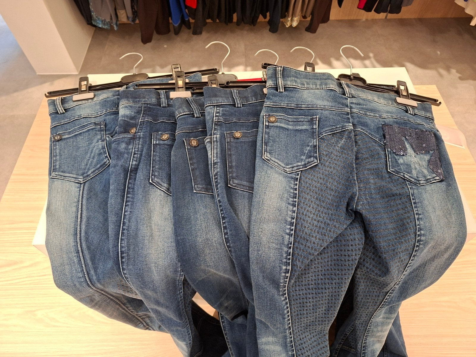 Imperial Riding Rijbroek Base Denim Wash - partij, Dressuur, Onbekend, Nieuw, Onbekend
