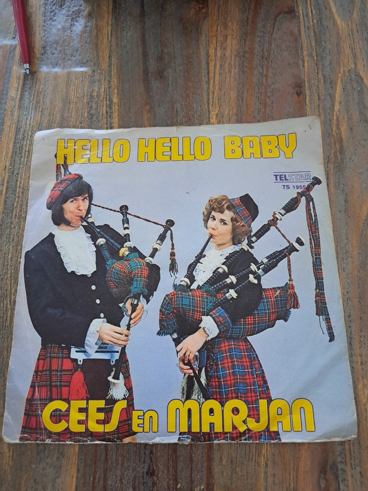 CEES EN MARJAN TELSTAR PIRAAT SINGLE, Ophalen of Verzenden, Gebruikt, Overige formaten, Levenslied of Smartlap
