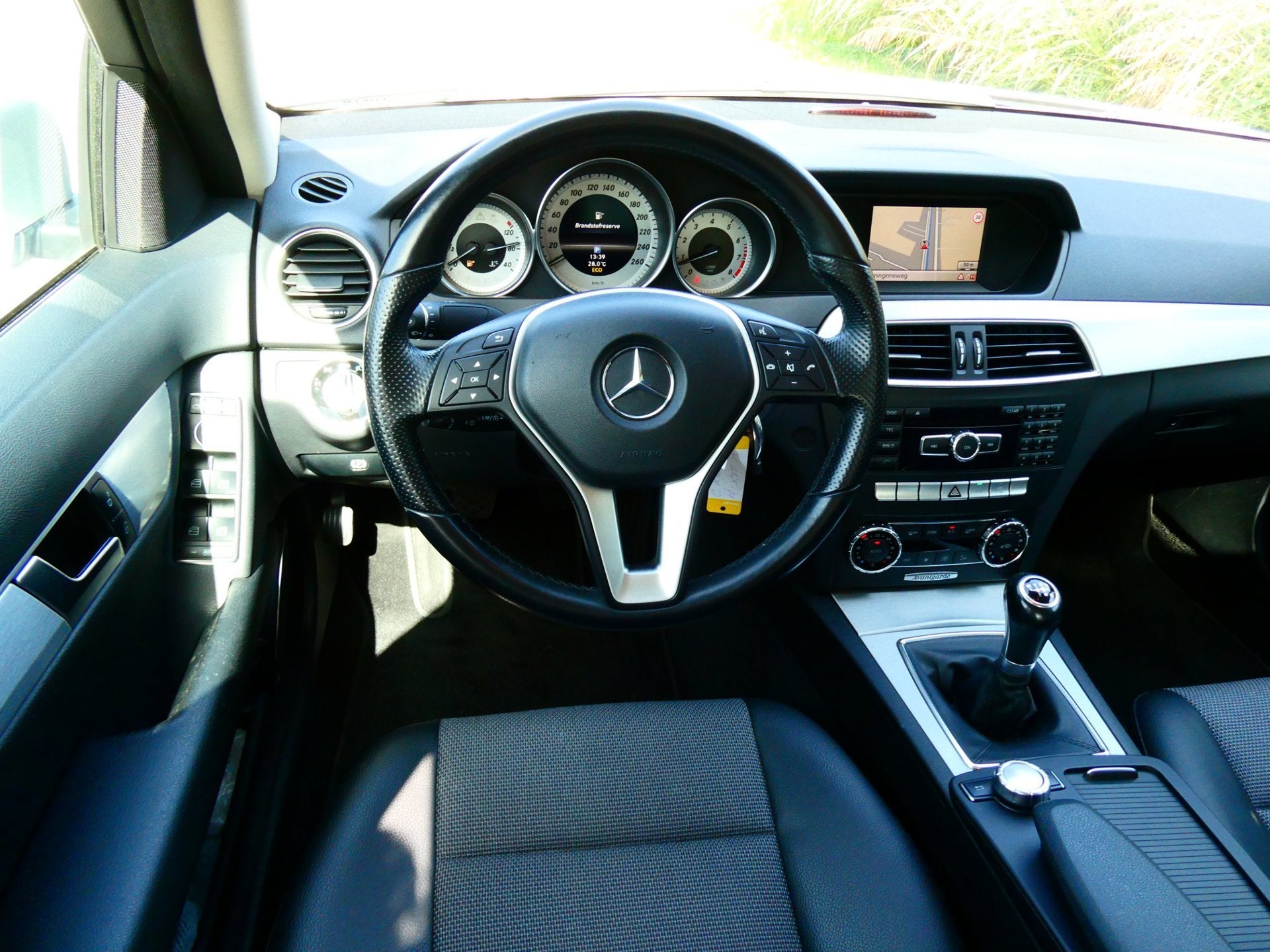 Mercedes-Benz C-klasse 180 K 156pk LPG-G3 Avantgarde Clima N, Auto's, Euro 5, Achterwielaandrijving, Leder en Stof, Handgeschakeld