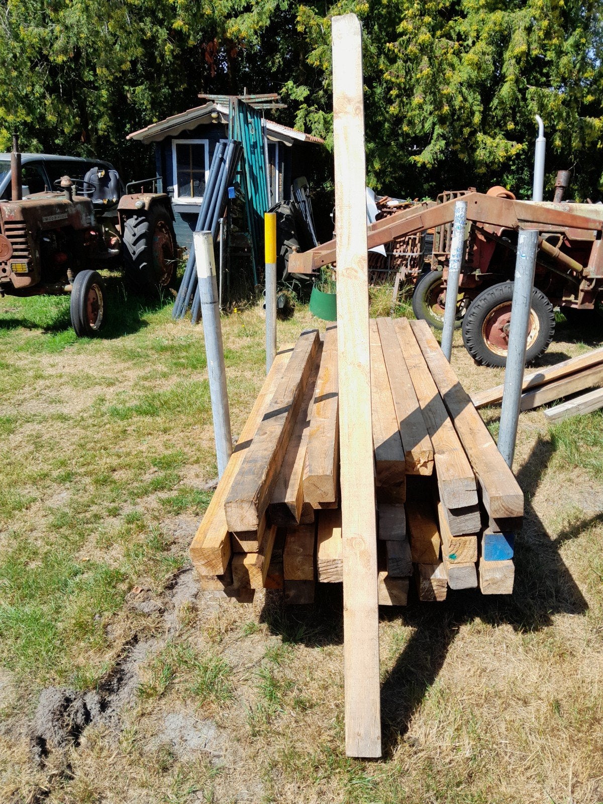 lariks balkhout, Ophalen, Nieuw, 180 tot 250 cm, Balken