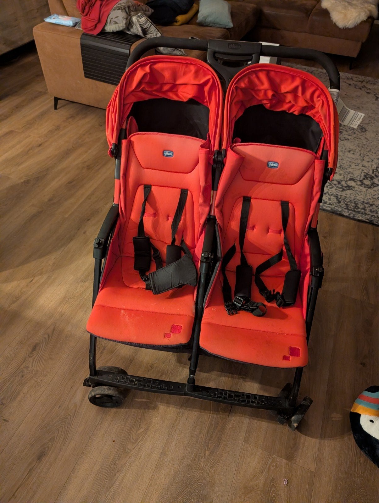 Chicco Dubbele Buggy - Perfect voor twee kinderen, Gebruikt, Duowagen, Ophalen of Verzenden, Kinderwagen