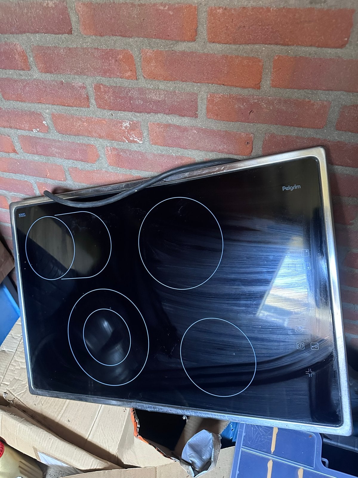 Pelgrim elektrische kookplaat - Nieuw en ongebruikt, Witgoed en Apparatuur, Kookplaten, Ophalen, Nieuw, 4 kookzones, Inbouw