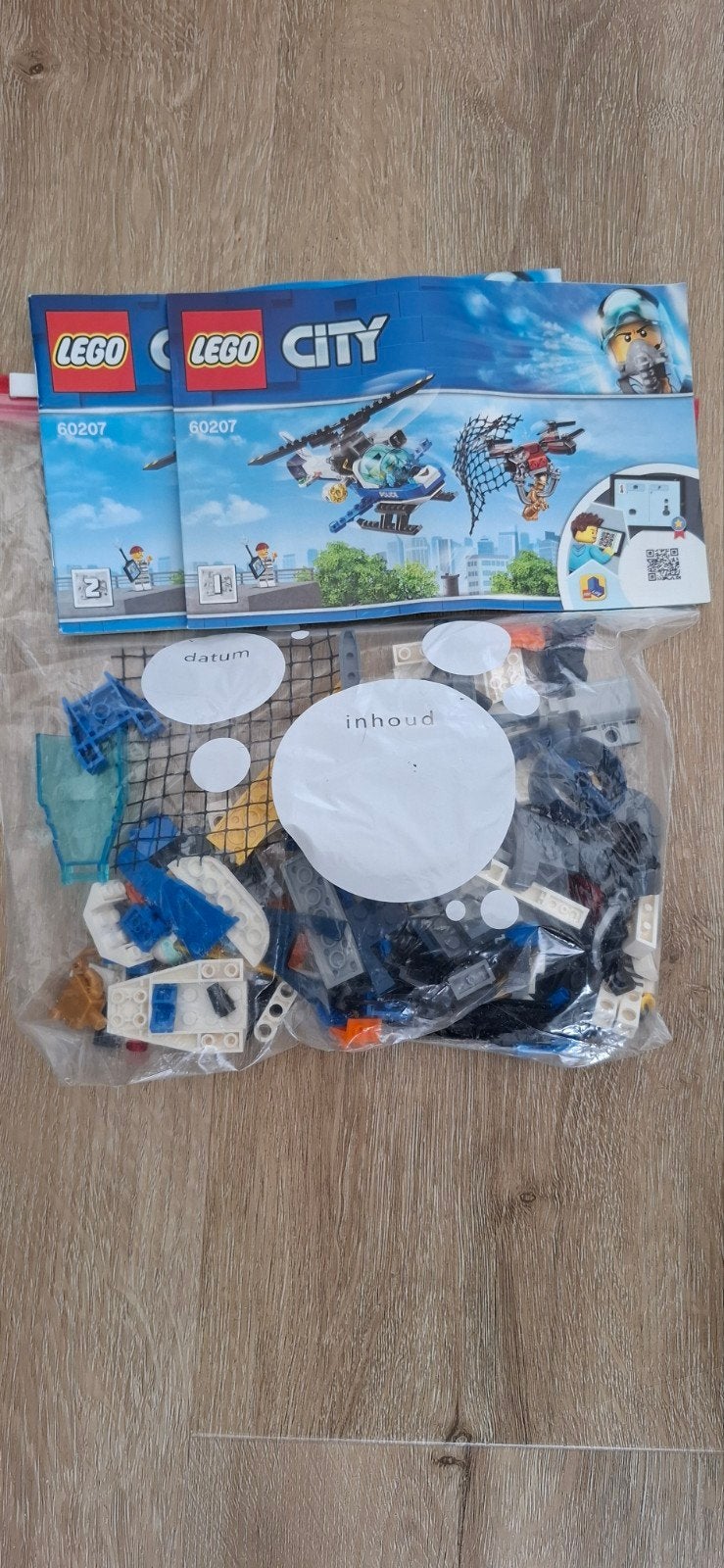 Lego City 60207 Sky Police Drone Chase - Complete set, Lego, Compleet, Ophalen of Verzenden, Complete set
