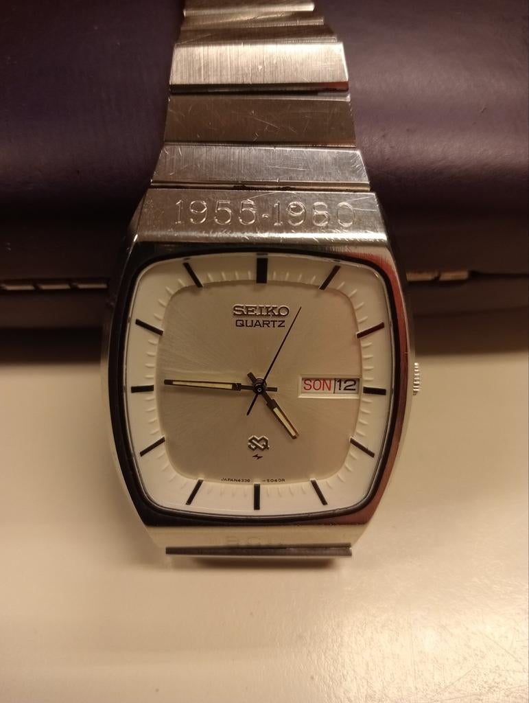 Vintage Seiko Quartz SQ Polshorloge 1955-1980, 1-26-1, Ginza, Chuo-ku, Tokyo 104-8110, Japan, Gebruikt, Polshorloge, Info@seiko.nl