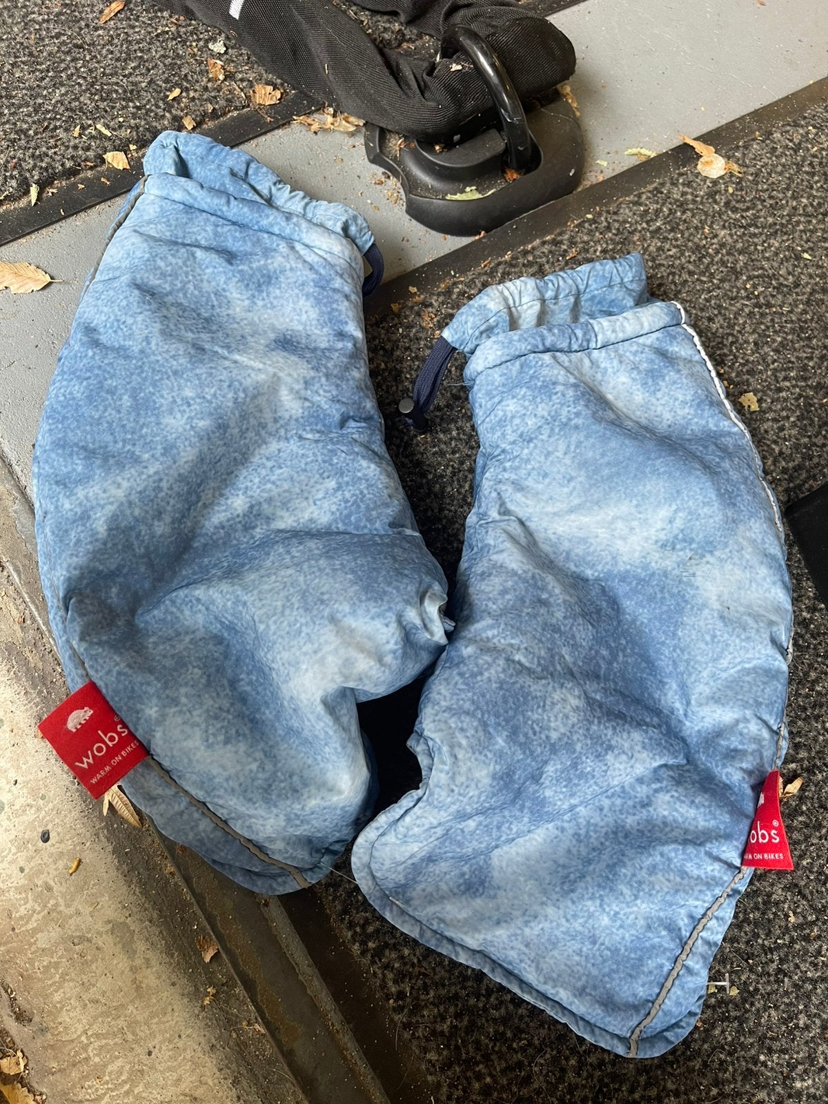 Wobs bike pogies handmoffen fiets handschoenen, Fietsen en Brommers, Ophalen of Verzenden, Gebruikt, Handschoenen