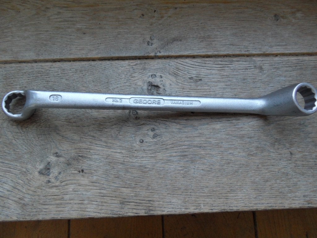 Gedore No 2 ringsleutel 16 17 18 19, Doe-het-zelf en Verbouw, Gereedschap | Handgereedschap, Ophalen of Verzenden, Zo goed als nieuw