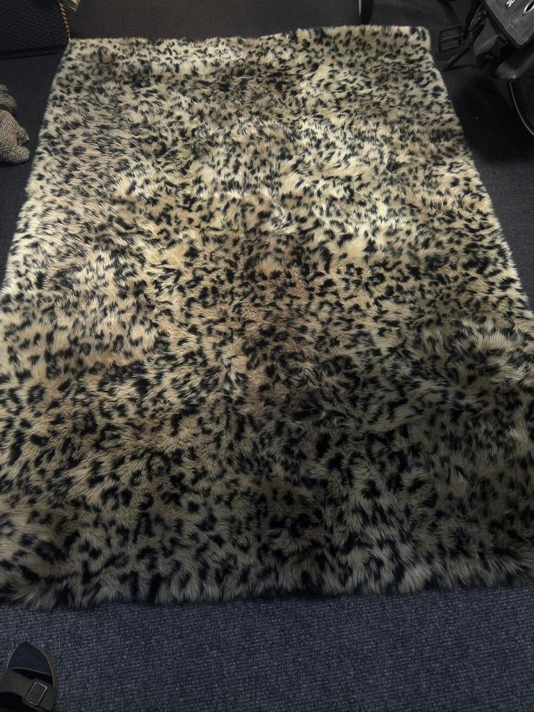 Vloerkleed leopard print Loods5, Bruin, 200 cm of meer, Ophalen of Verzenden, Zo goed als nieuw