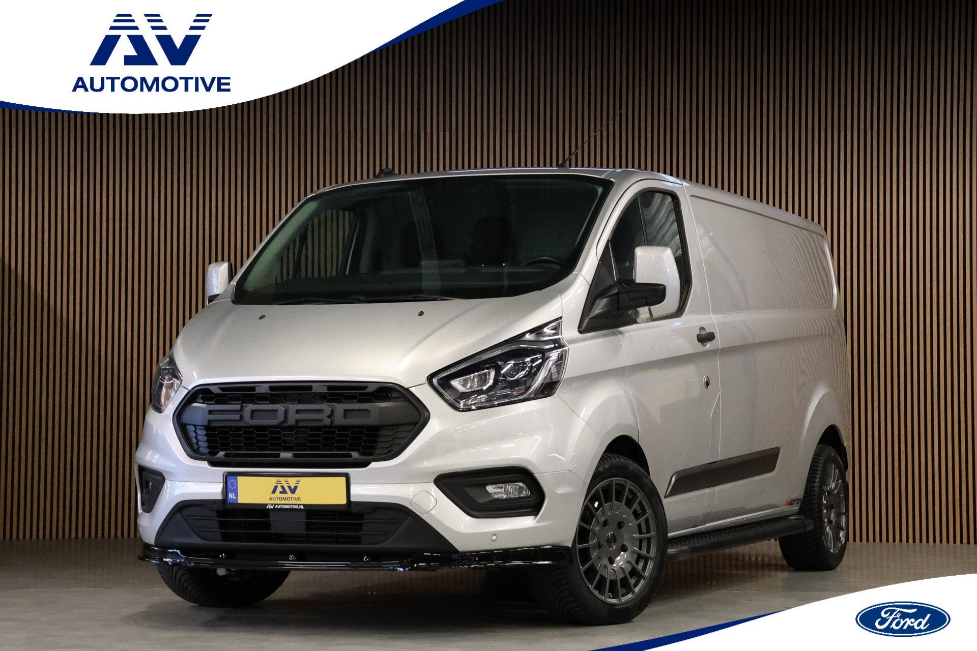 Ford Transit Custom 320 2.0 TDCI L2H1 Raptor Edition | Bi-Xe, Auto's, Bestelauto's, Zwart, 4 cilinders, 2039 kg, Bedrijf