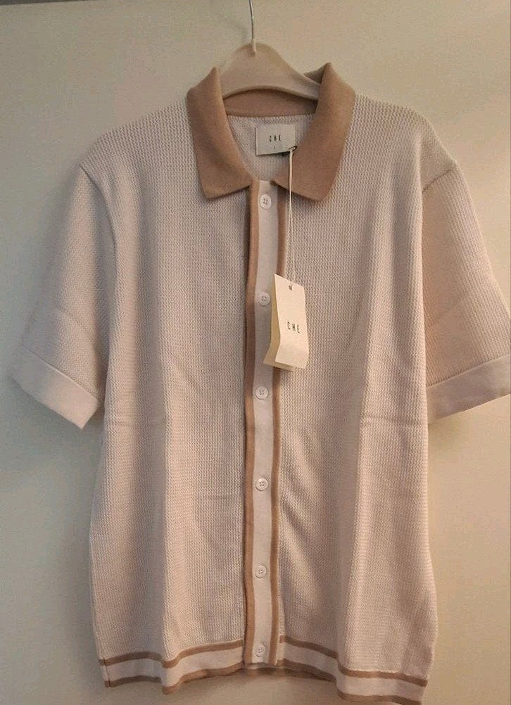 Polo maat L  NIEUW, Ophalen, Beige, Shirt, Nieuw