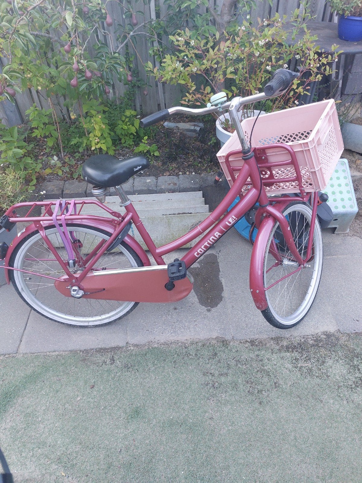 Cortina Meisjesfiets 24 inch Rood - Zo goed als nieuw, Fietsen en Brommers, Ophalen, Zo goed als nieuw, 20 inch of meer, Cortina