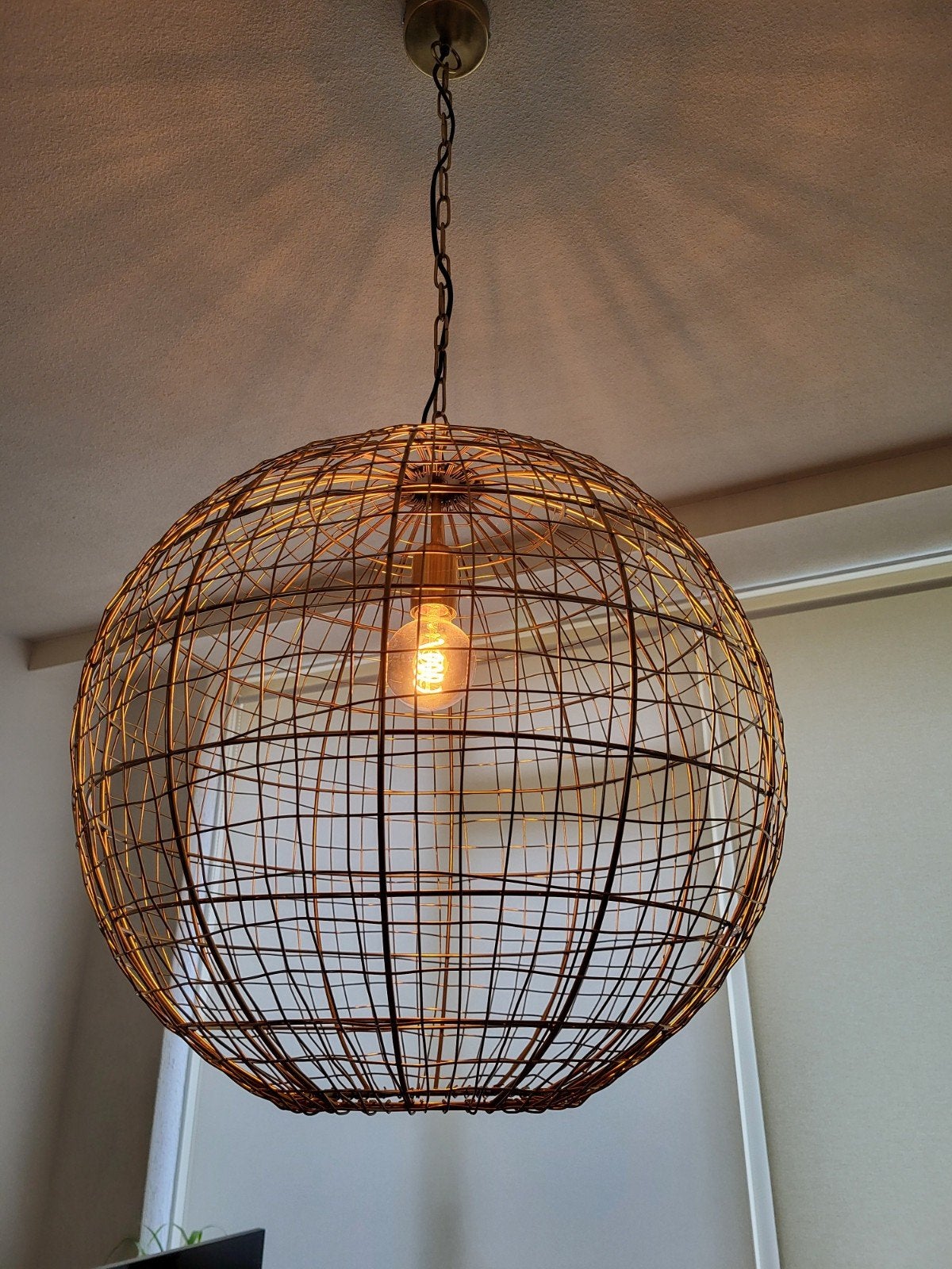 Goudkleurige hanglamp, Ophalen, Minder dan 50 cm