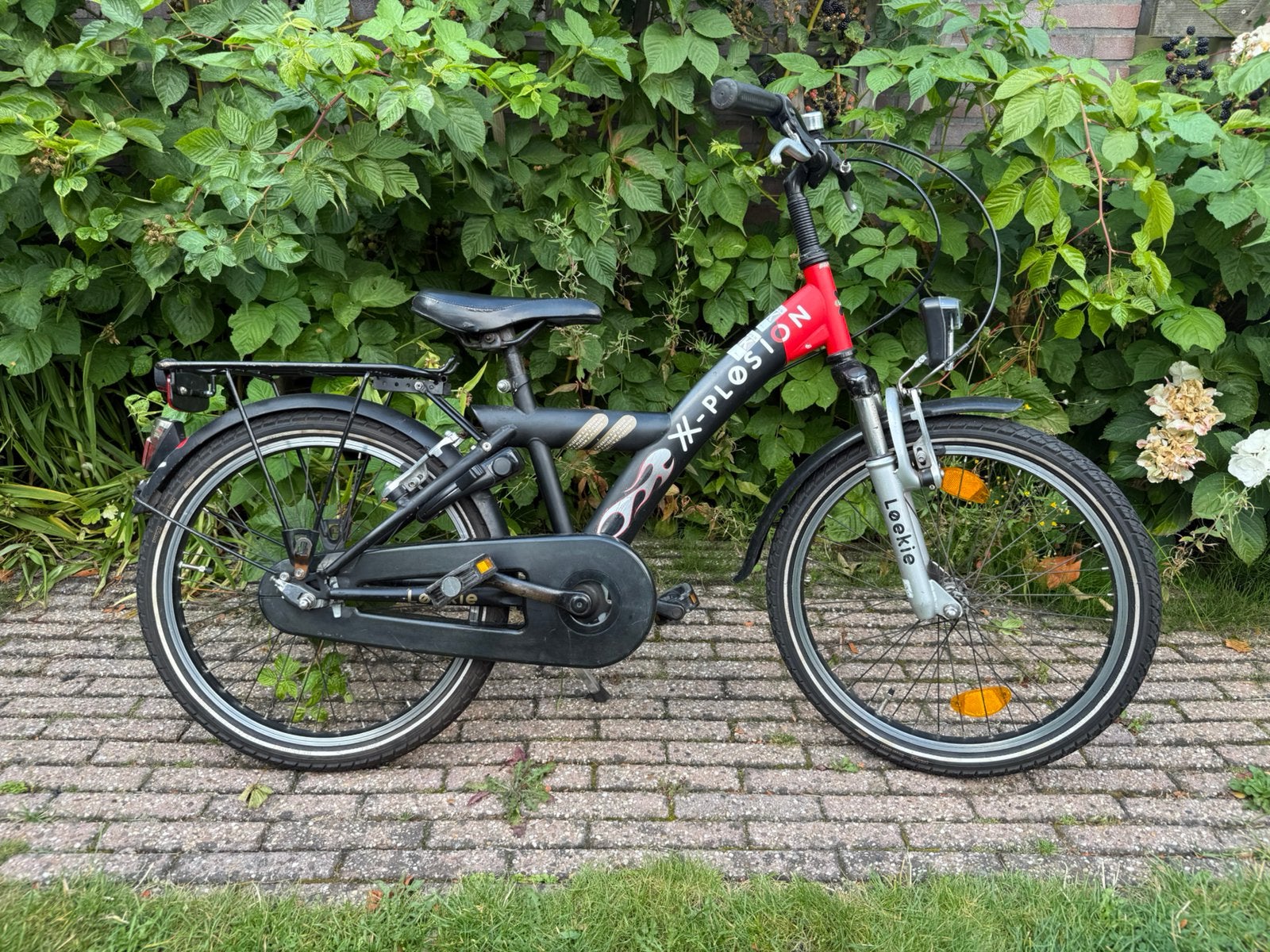 Loekie Xplosion 20 inch, Ophalen, Terugtraprem, 20 inch, Handrem