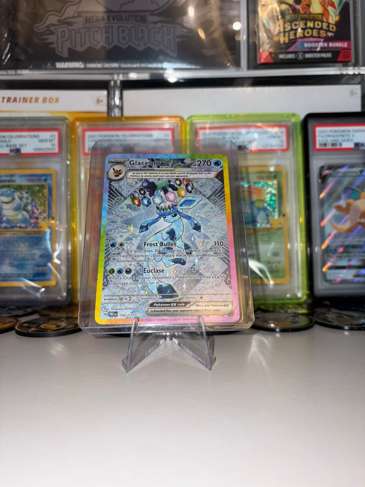 Glaceon EX - prismatic evolutions - 150/131 - SIR, Ophalen, Zo goed als nieuw