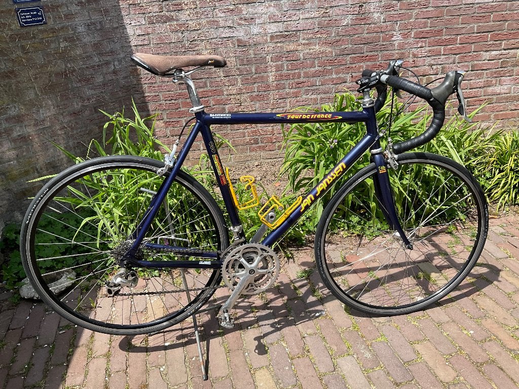Jan Janssen racefiets, 28 inch, Gebruikt, Velgrem, Aluminium