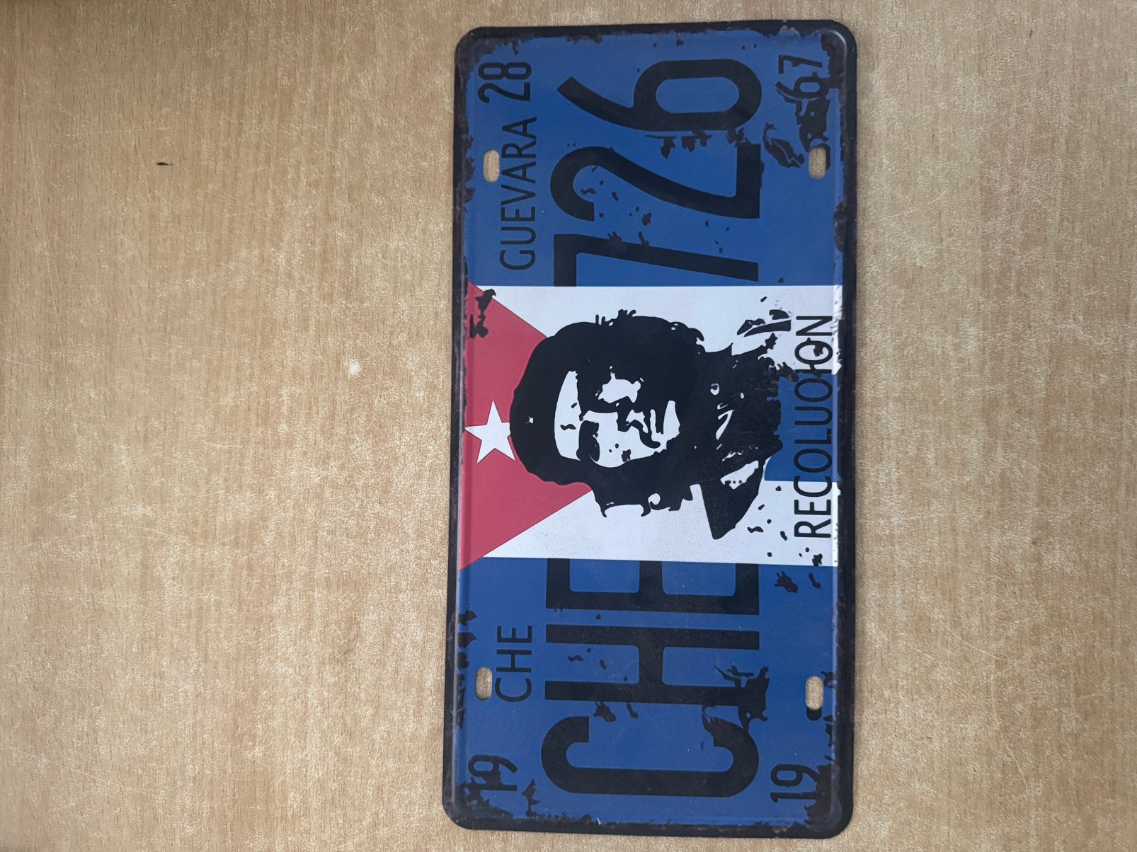 Kentekenplaat che guevara reclame mancave kroeg, Ophalen of Verzenden, Nieuw
