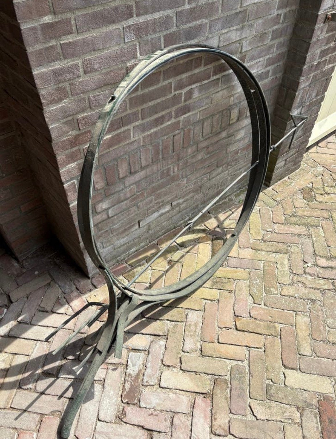 Grote ijzeren windroos - Landelijke stijl, Ophalen, Zo goed als nieuw