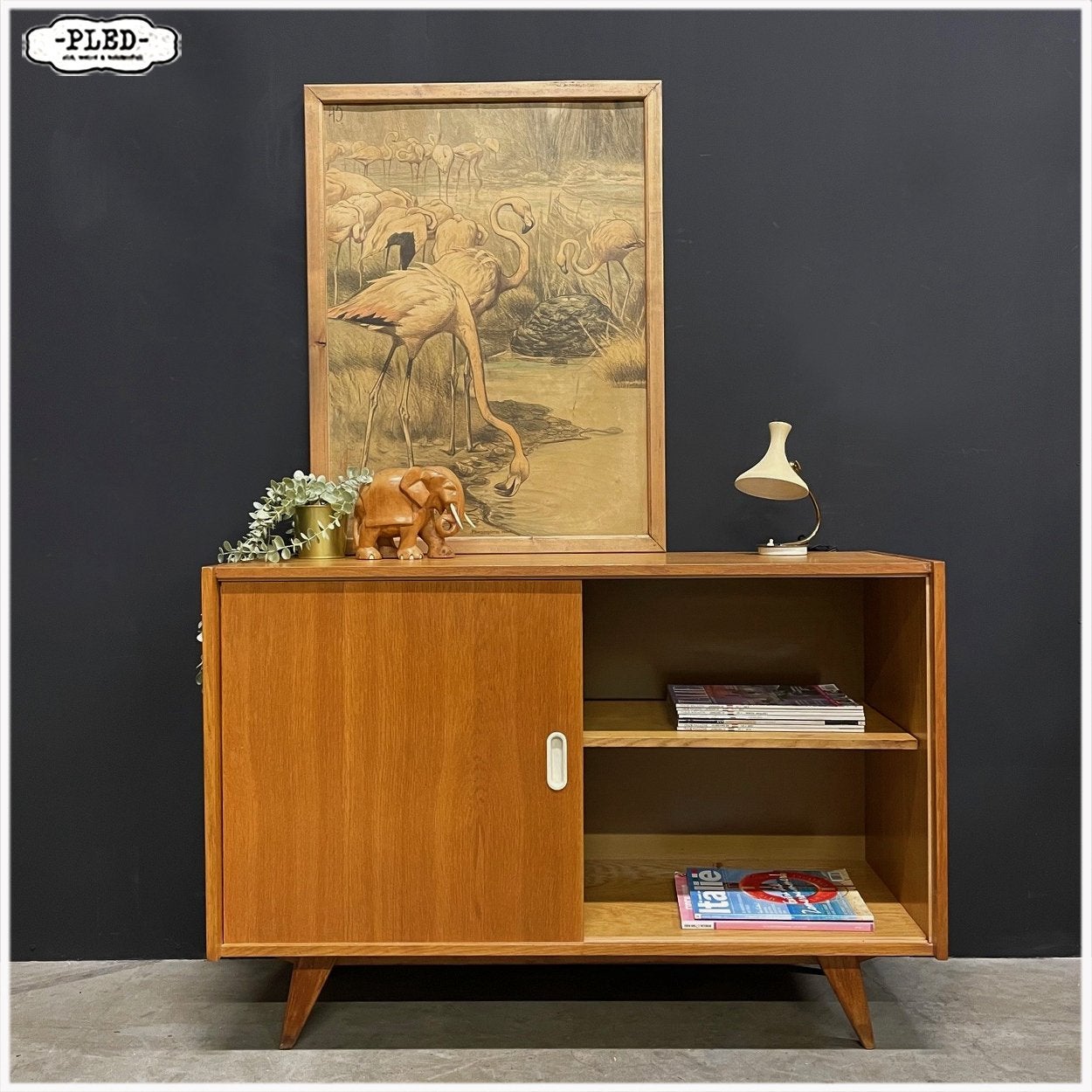 Vintage sideboard, Jiri Jiroutek, Kast Dressoir, Ophalen, 100 tot 150 cm, Vintage, Nb