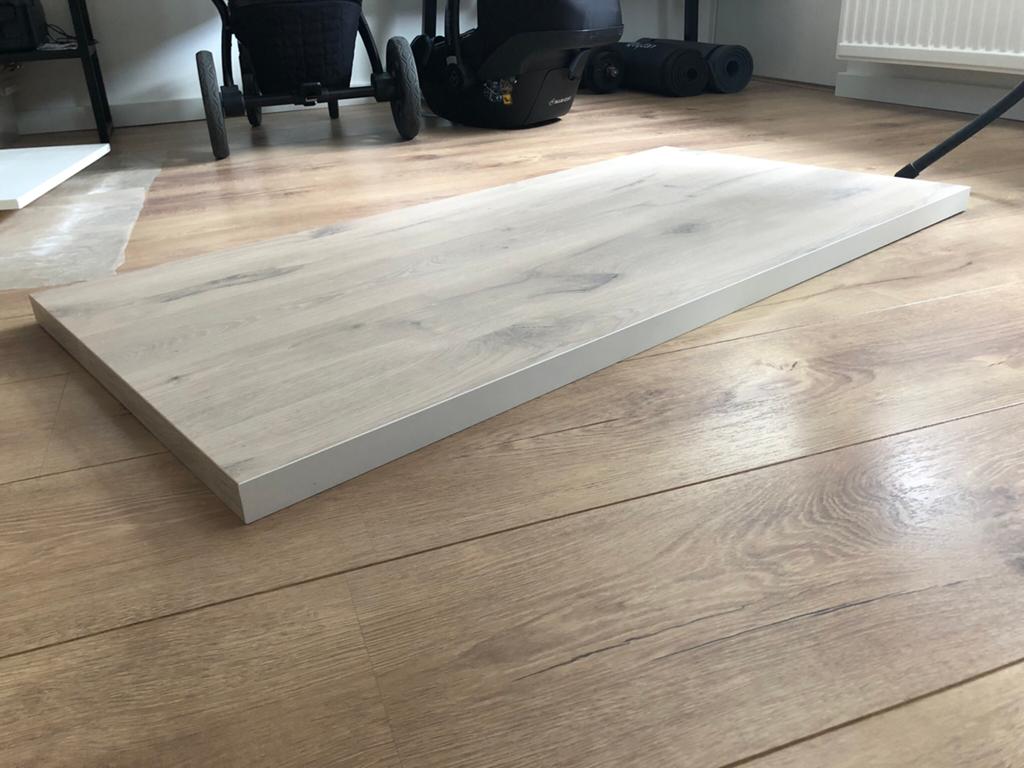 Werkplaat eikenfineer, Doe-het-zelf en Verbouw, Hout en Planken, Ophalen, 25 tot 50 mm, Eiken, Nieuw