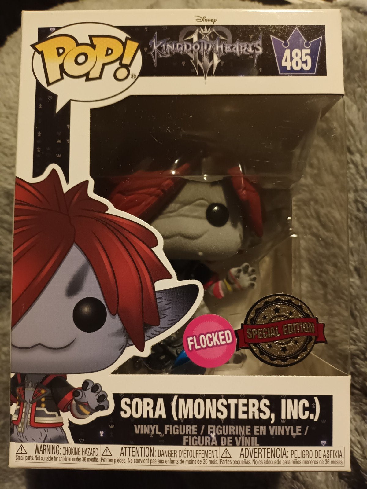 Funko Pop! Kingdom Hearts Sora (Monsters, Inc.) Flocked, Ophalen of Verzenden, Nieuw