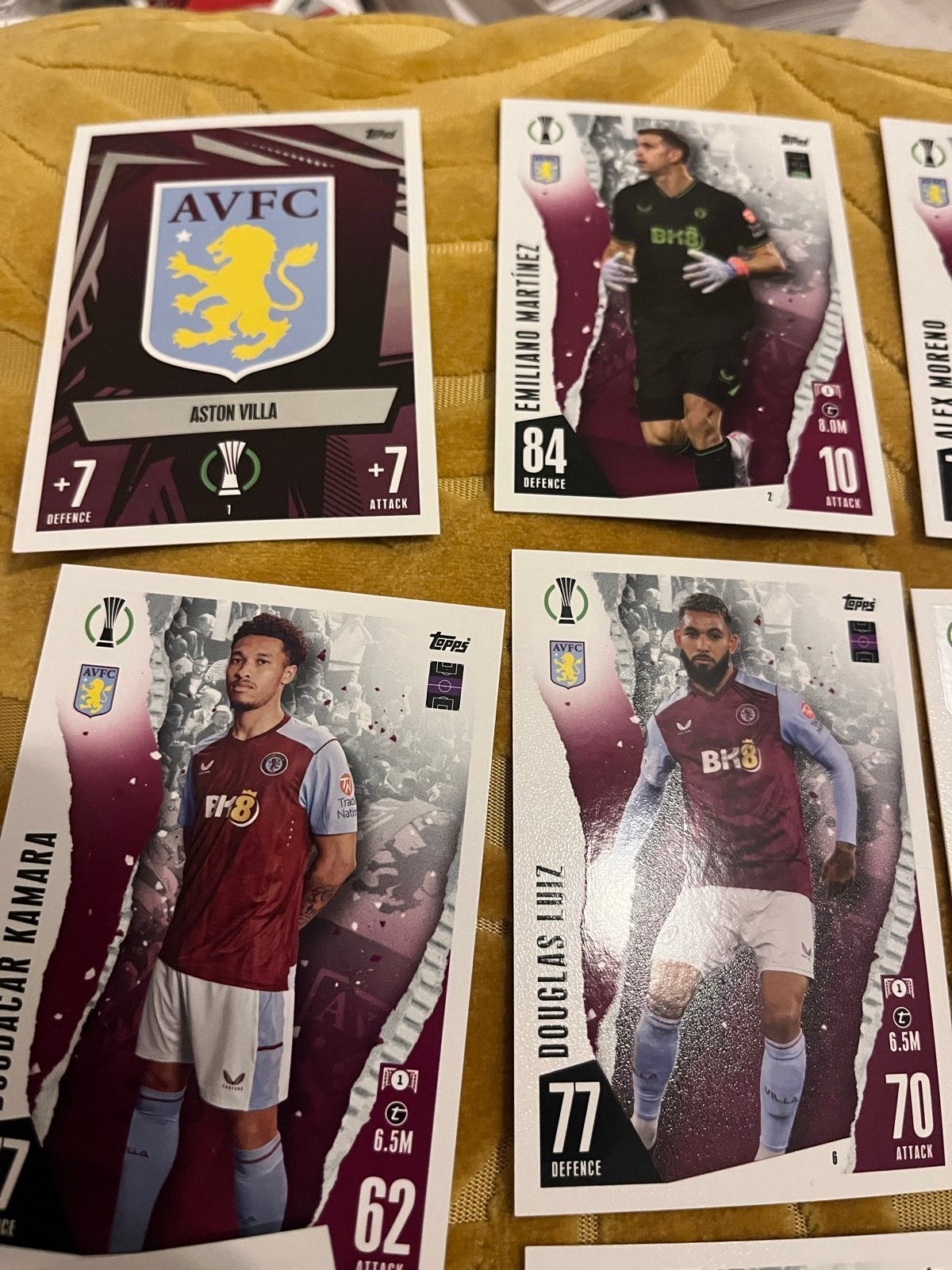 Aston Villa Voetbalplaatjes - Topps Match Attax, Ophalen of Verzenden, Zo goed als nieuw, Buitenlandse clubs, Poster, Plaatje of Sticker