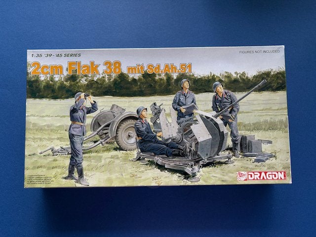 Dragon	6288	2cm FlaK 38 mit Sd.Ah.51	1/35, Overige merken, Tank, Verzenden, 1:32 tot 1:50