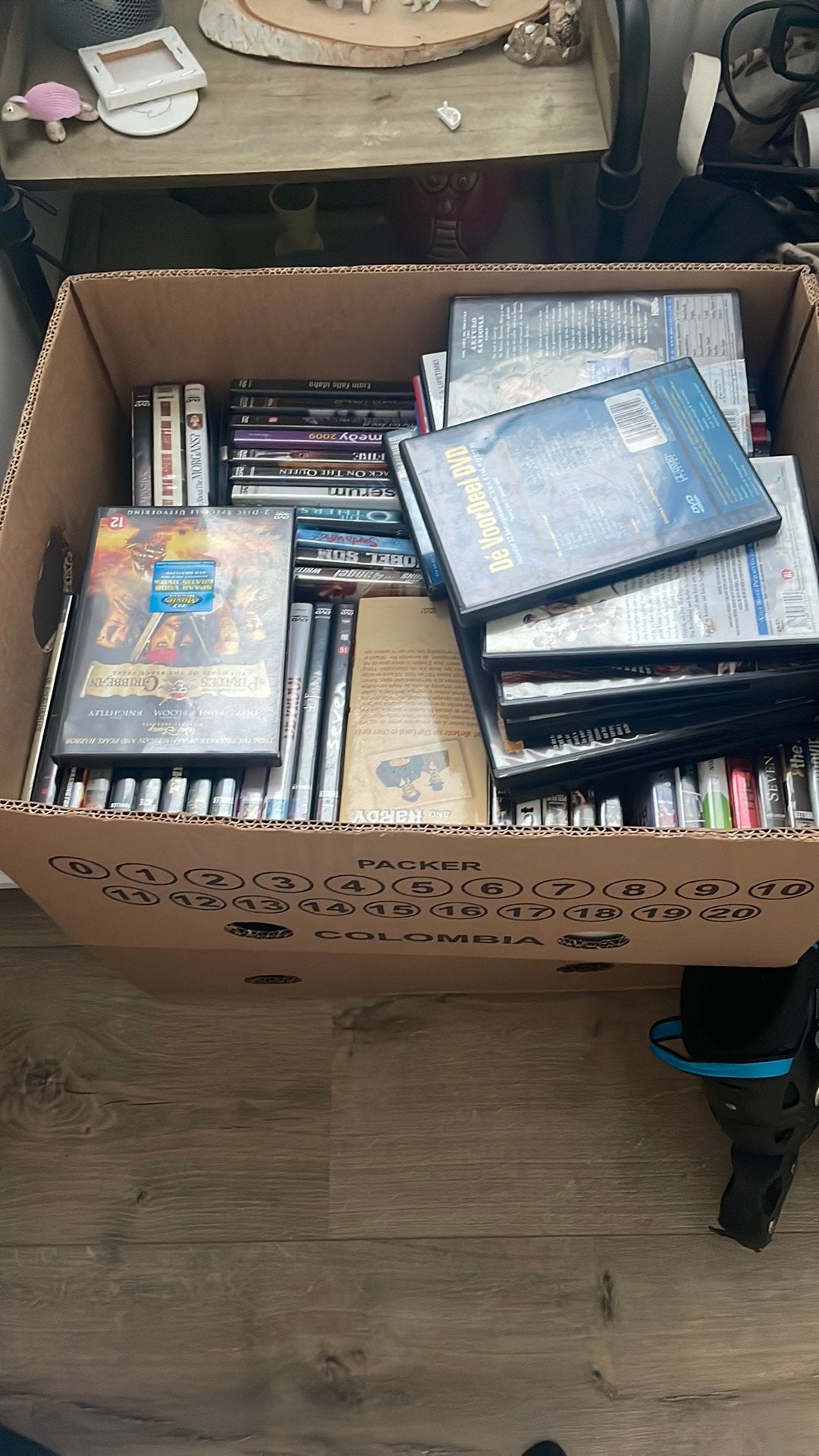Doos dvd’s, Ophalen of Verzenden, Zo goed als nieuw