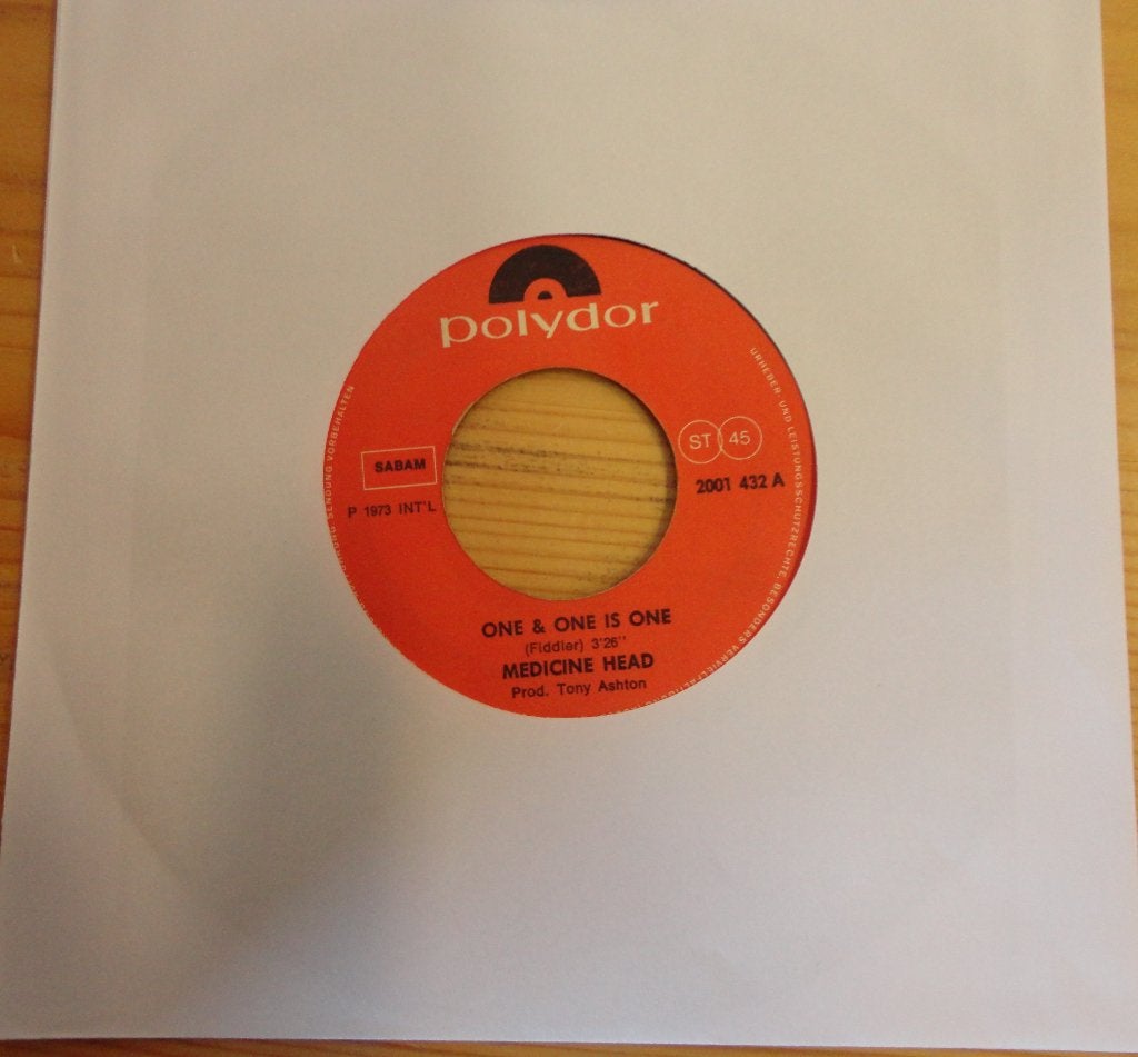Medicine Head > One & One is One, Ophalen of Verzenden, Gebruikt, 7 inch, Pop