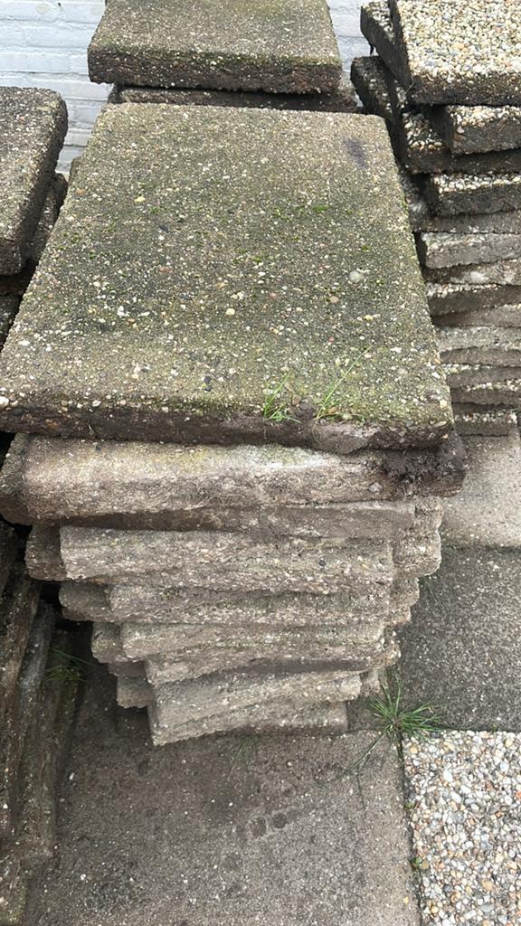60x40 Tegels Gratis, Tuin en Terras, Ophalen, Zo goed als nieuw, Beton, Terrastegels