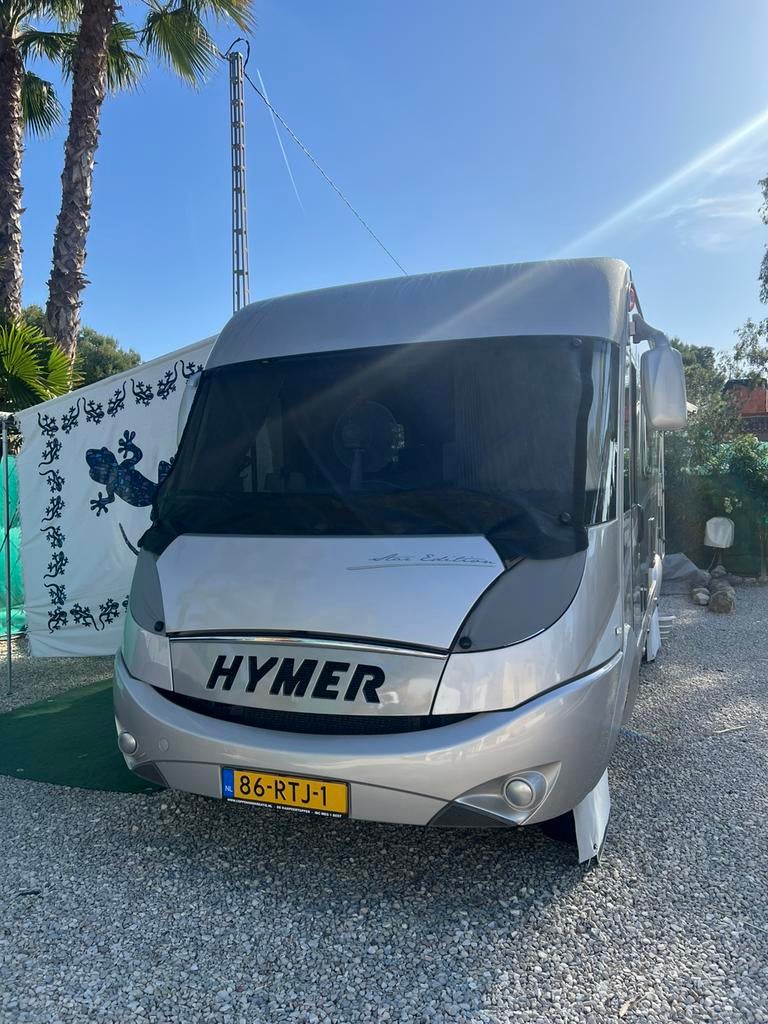 Hymer B 674 SL, Caravans en Kamperen, Integraal, Ringverwarming, Fiat, 7 tot 8 meter