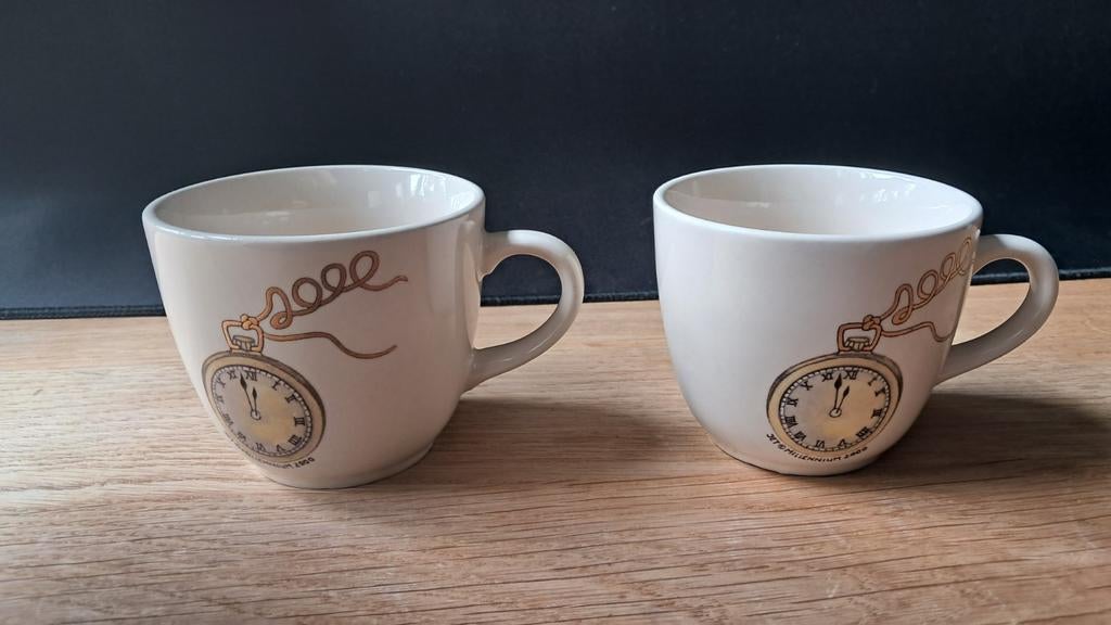 Jet by Ter Steege "Millenium" kop en schotel set (2x), Huis en Inrichting, Keuken | Servies, Ophalen of Verzenden