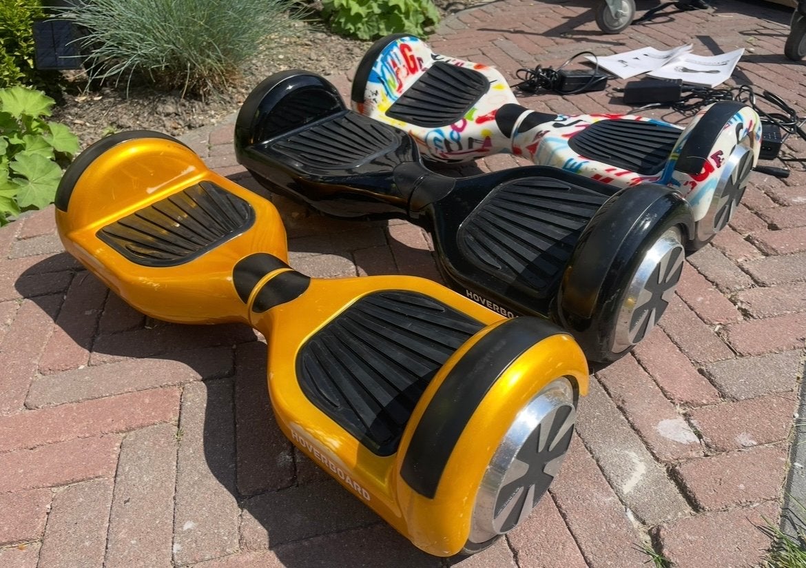 3 Hoverboards voor reparatie - ideaal voor de knutselaar, Fietsen en Brommers, Steps, Ophalen, Gebruikt, Overige typen
