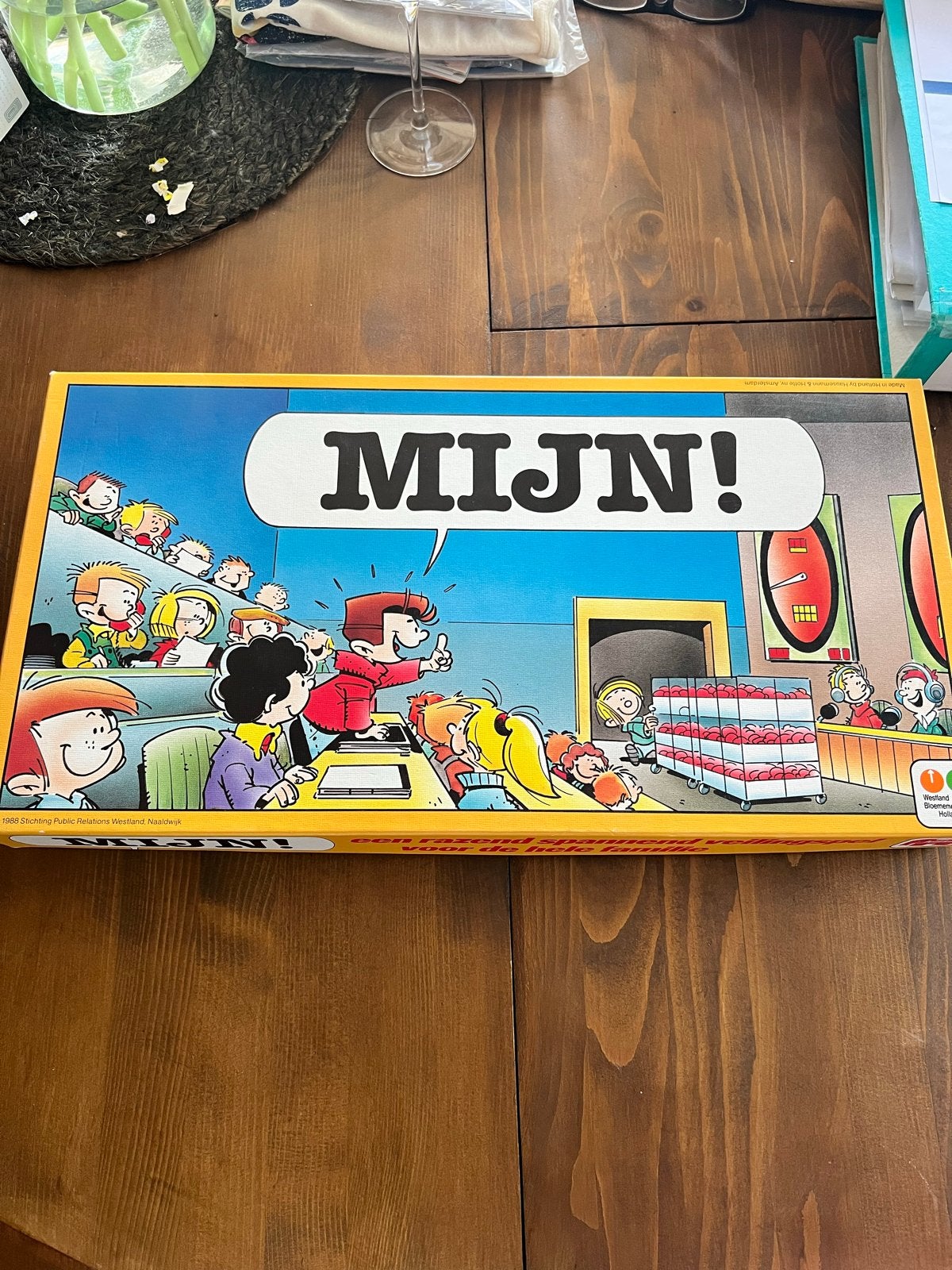 Vintage Mijn! Bordspel - Leuk familiespel Uniek, Drie of vier spelers, Ophalen of Verzenden, Gebruikt