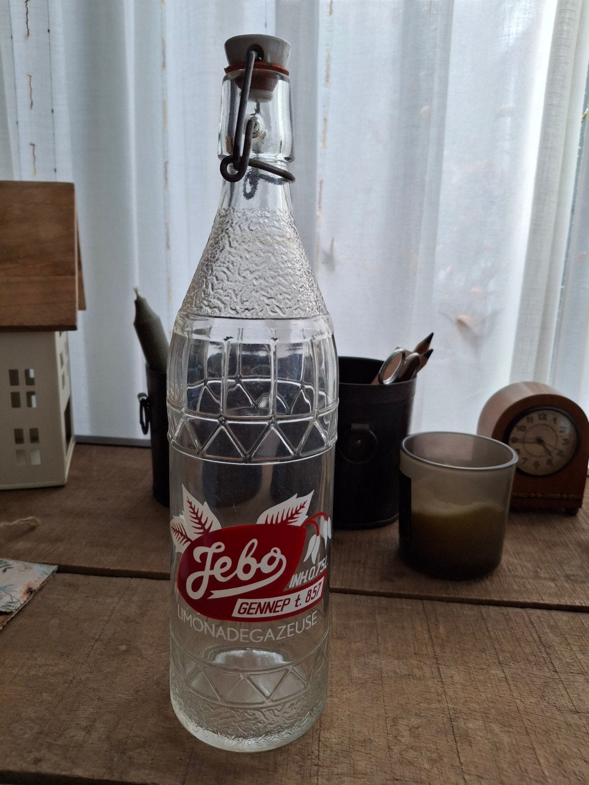 oude gazeuse fles Jebo gennep, Verzamelen, Ophalen, Overige typen