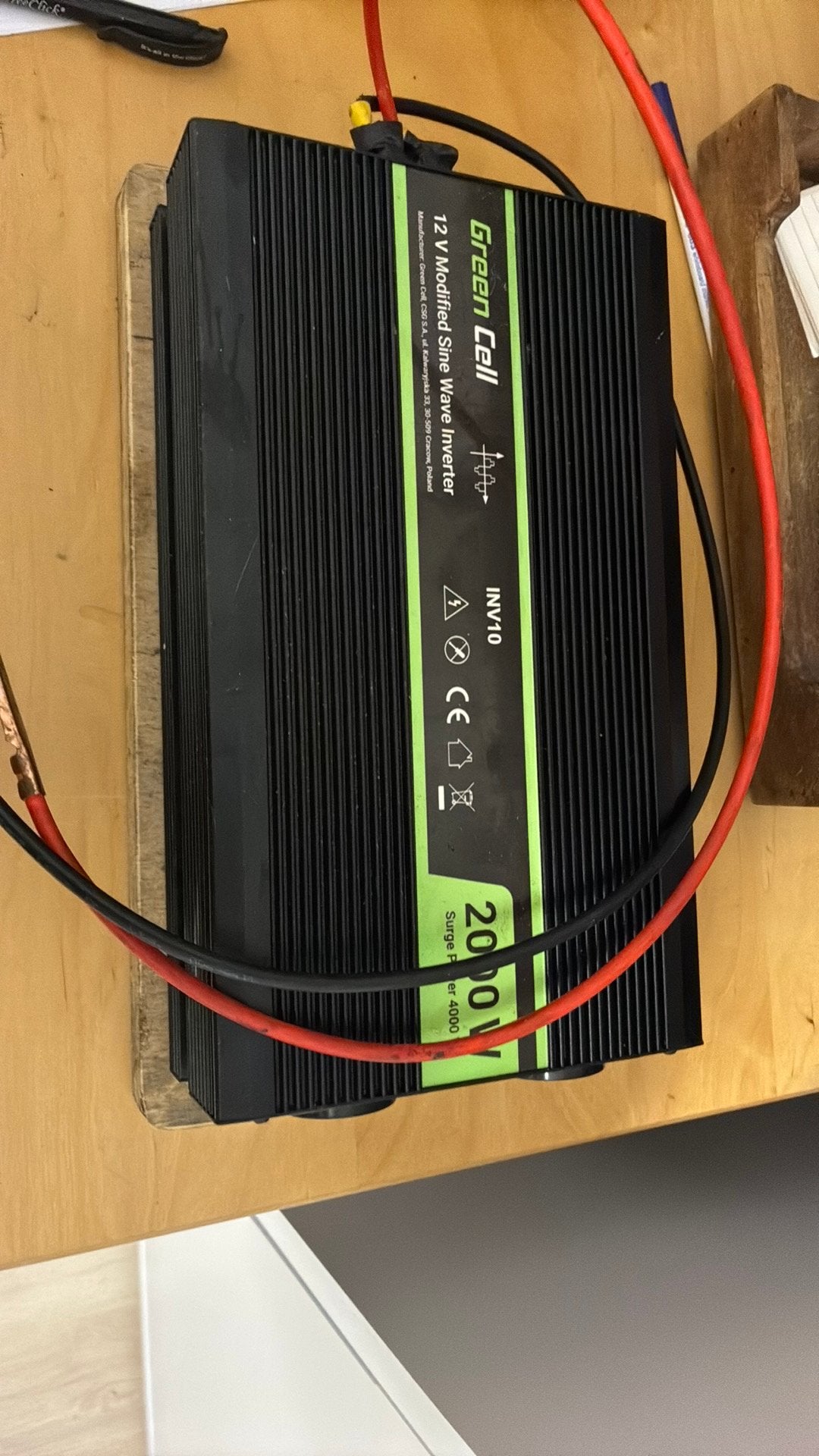 Camper /Zware omvormer 12v/220v 2500w, Ophalen of Verzenden, Zo goed als nieuw, Overige typen