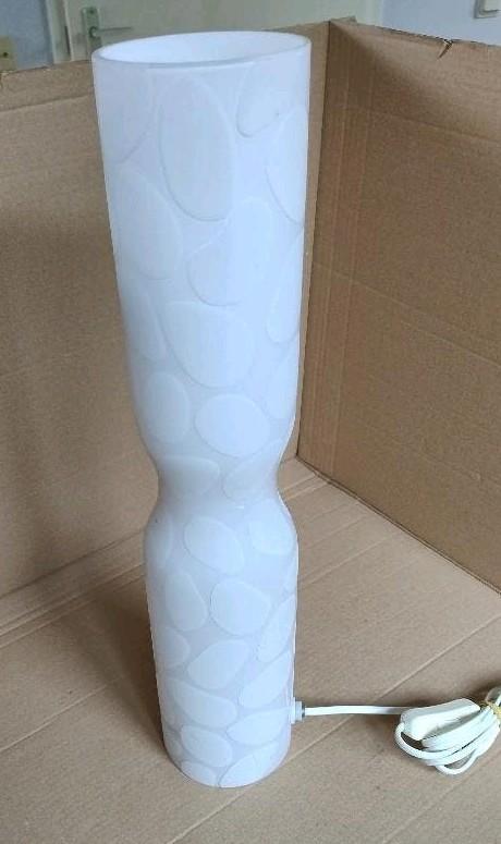 Design tafel lamp glas Ikea Smart vintage '90 jaren, Ophalen, Minder dan 50 cm, Ikea, Glas