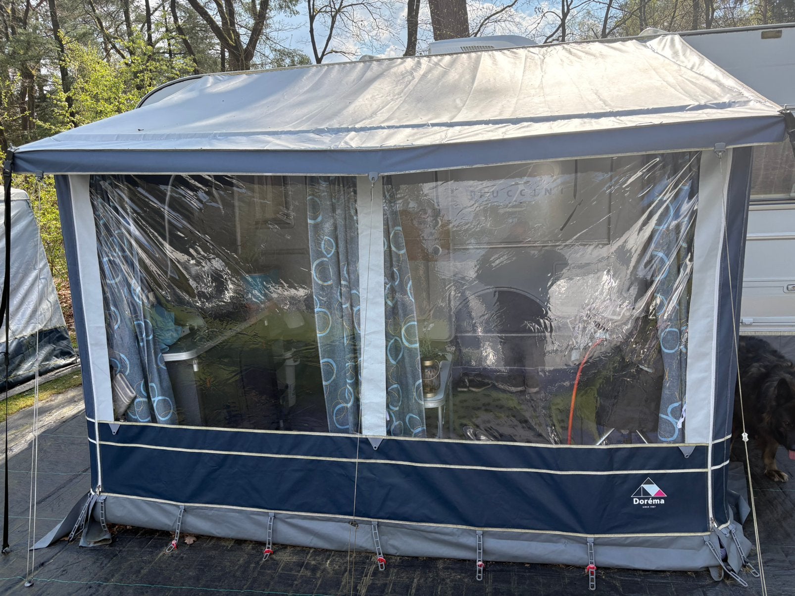 Doréma Quattro Wintertent / Deeltent - 275 cm, Caravans en Kamperen, Ophalen, Zo goed als nieuw