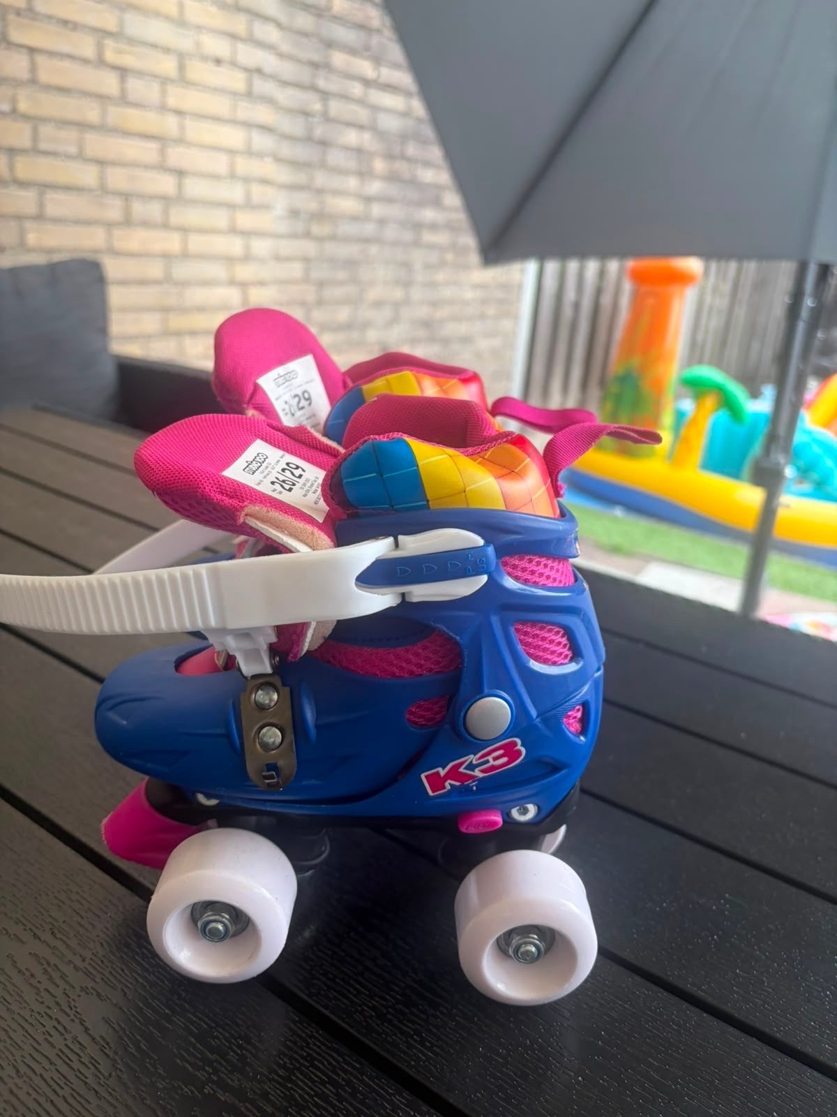 K3 rolschaatsen - Verstelbaar - Maat 26 tm 29., Ophalen, Verstelbaar, Gebruikt, Kinderen