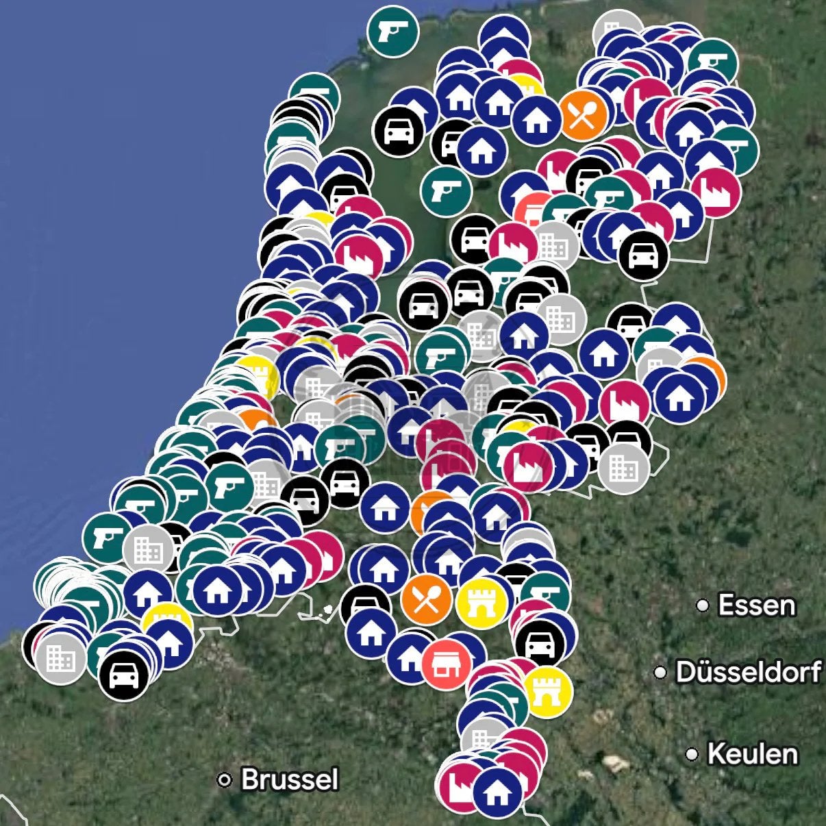 Urbex Map, Ophalen of Verzenden, Nieuw, 2000 tot heden, Landkaart