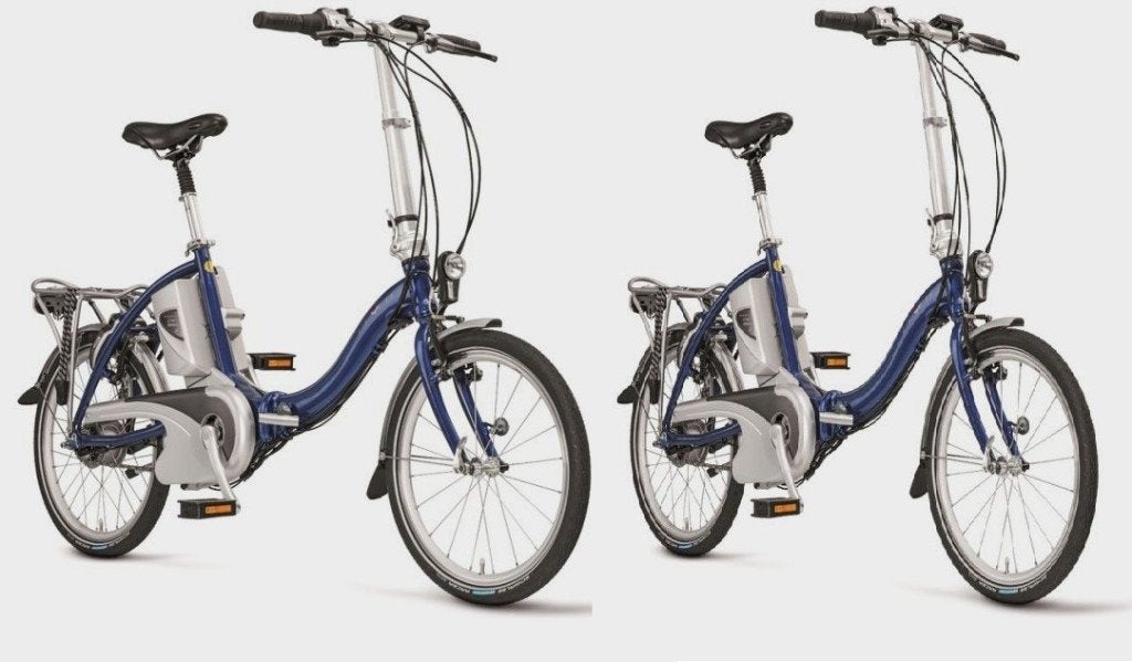 Twee Flyer elektrische vouwfietsen  (Zwitserse kwaliteit), 20 inch of meer, Versnellingen, Zo goed als nieuw, Totaal opvouwbaar